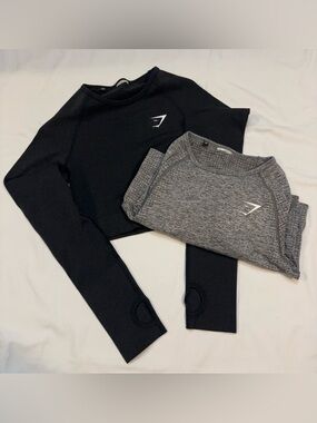 Gymshark Vital Seamless Long Sleeve Crop Top Bundle